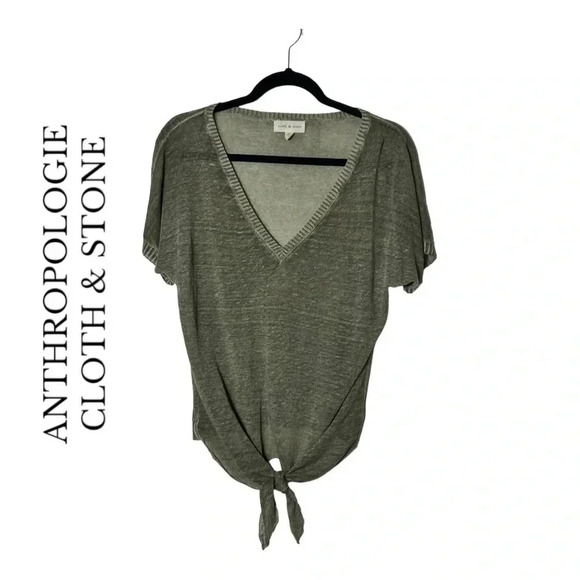 Anthropologie V-Neck Blouse - Picture 1 of 7